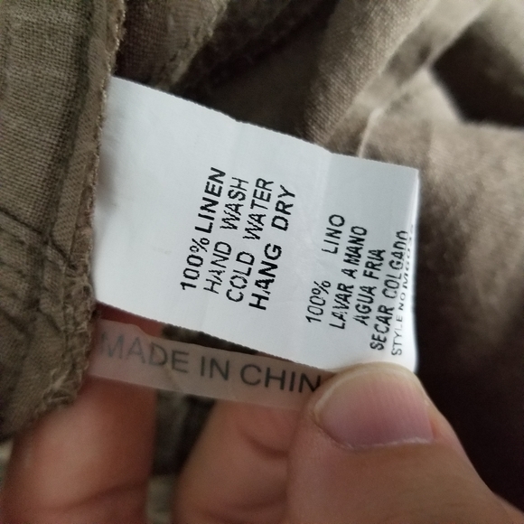 MIILLA | 100% linen wide collar zip long vest - Picture 6 of 6